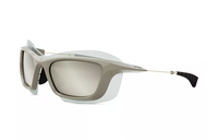 DIOR Plate Frame Irregular Shape Sunglasses Women's Gray
