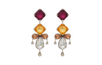 SAINT LAURENT Clip-On Earrings Women's Multicolor