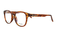 SAINT LAURENT Plastic Irregular Shape Eyeglass Frames Women's Tortoiseshell