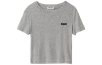 MIU MIU T-Shirts Women's Gray