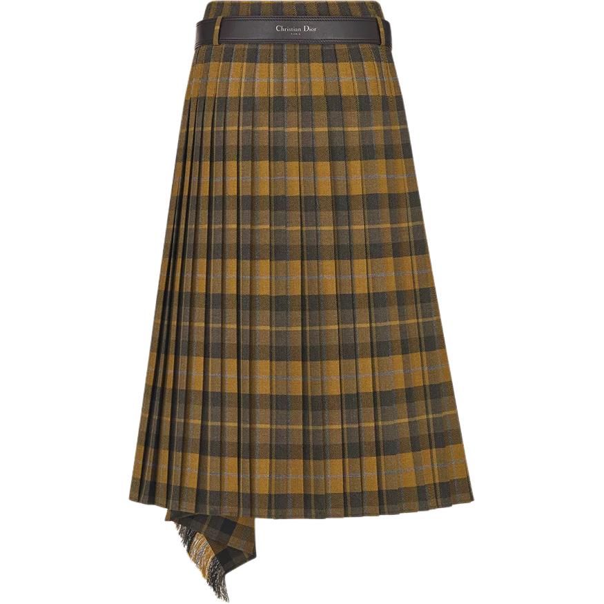 DIOR Casual Long Skirt Women's Brown