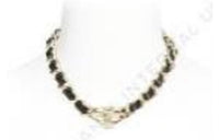 CHANEL Necklaces Women's Black