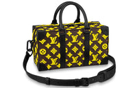 LOUIS VUITTON Trunk Speedy Monogram Tuffetage Yellow