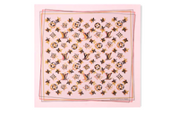 LOUIS VUITTON Silk Scarves Women's Pink