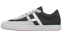 HERMES Boomerang Stylish Skateboarding Shoes Men's Black White