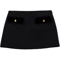 PRADA Logo Engraved Mini Skirt