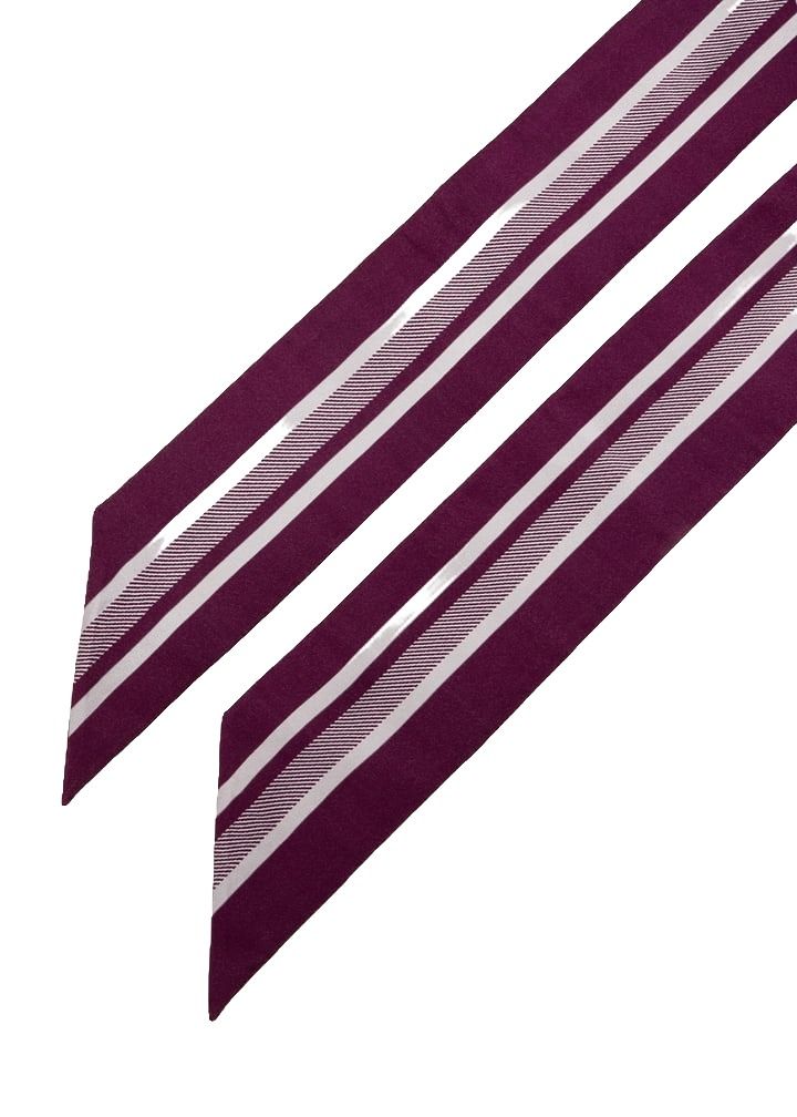 (WMNS) PRADA FW25 Jacquard Silk Scarf 'Purple' 1FF008-2C81-F0203