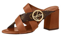 LOUIS VUITTON LV Horizon Slide Slippers Women's Brown