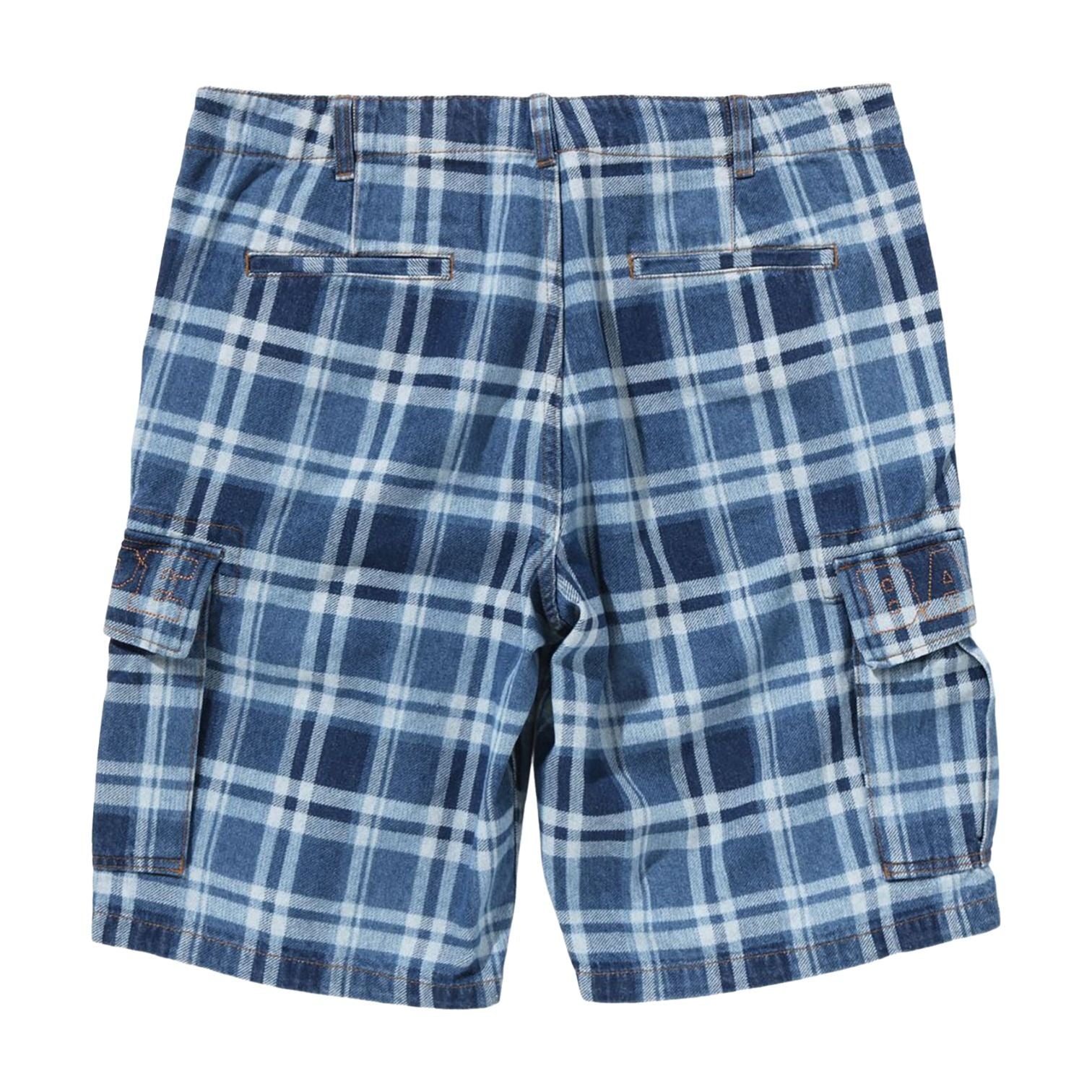 A Bathing Ape Check 6 Pocket Denim Short 'Blue' 1K30-151-003