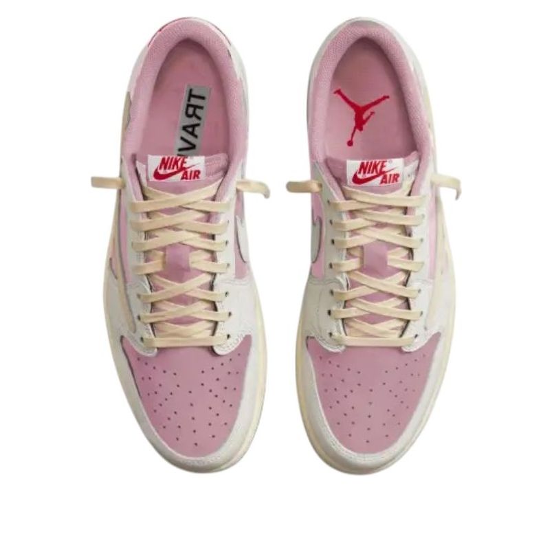 Air Jordan x Travis Scott 1 Retro Low OG 'Sail Shy Pink' DM7866-106
