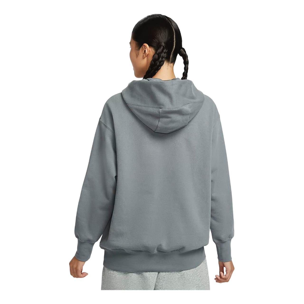 (WMNS) Nike Sportswear Phoenix Fleece Hoodies 'Grey' HQ4869-084