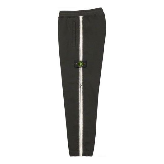 Supreme x Stone Island Stripe Sweatpants 'Black White' SUP-SS22-721