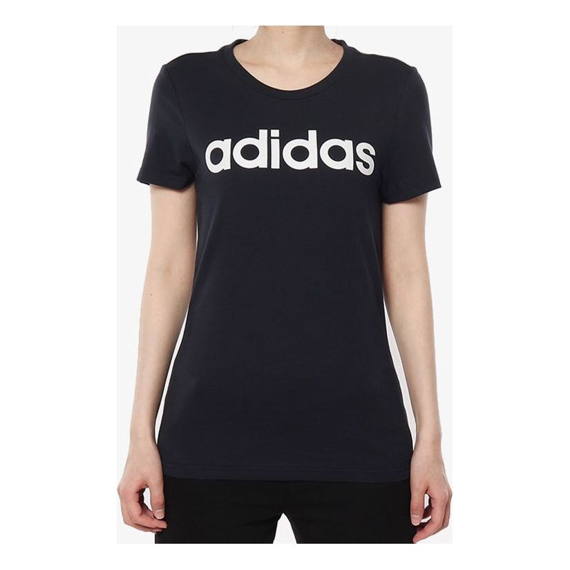(WMNS) adidas City Escape T-Shirt Asia Sizing 'Black White' DW7942