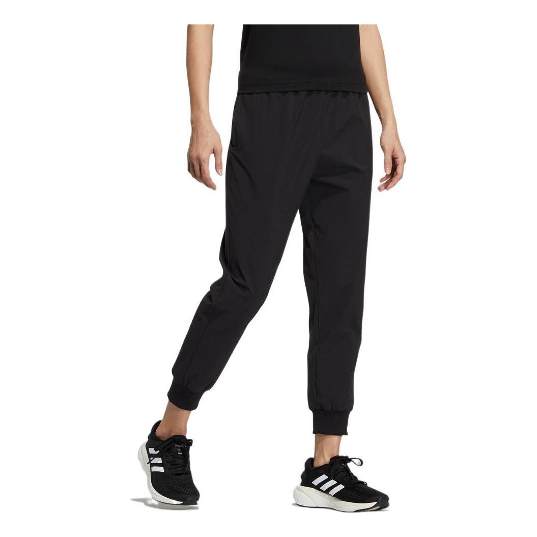(WMNS) adidas Must Have 7/8 Woven Pants Asia Sizing 'Black' HM7080