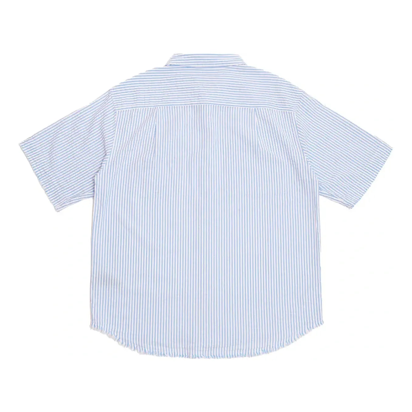 Drew House Seersucker Shirt 'Seersucker Blue' DR-SS21-127