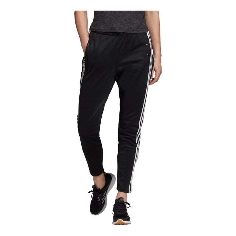 (WMNS) adidas ID 3-Stripes Snap Pants Asia Sizing 'Black White' DZ8660