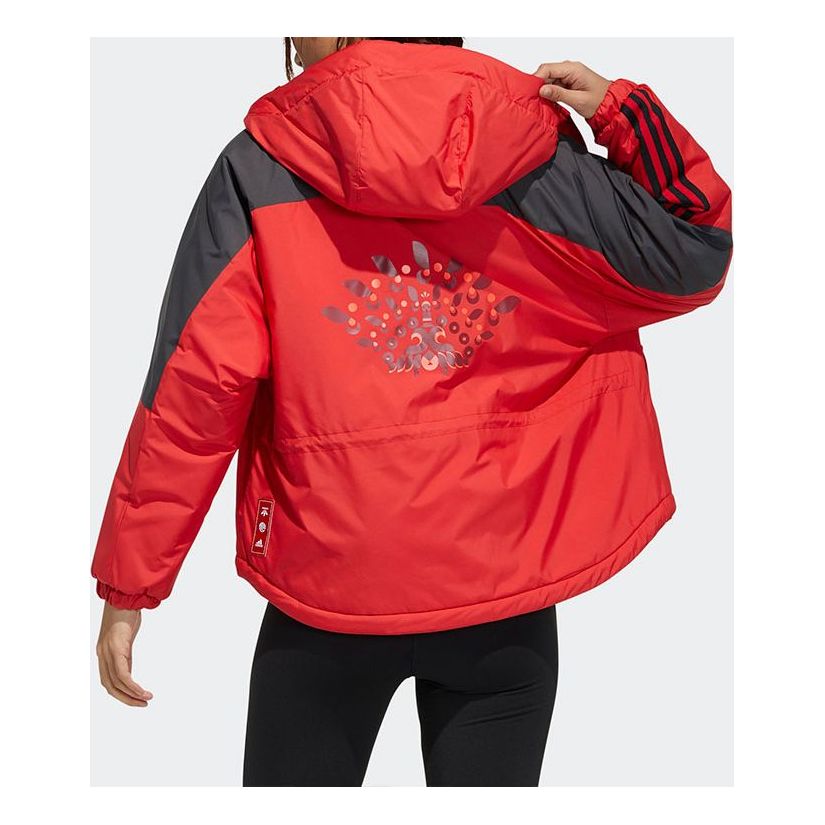 (WMNS) adidas X-Bu Jacket Asia Sizing 'Red' GN7377