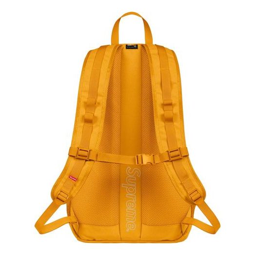 Supreme Backpack 'Yellow White' SUP-SS20-013