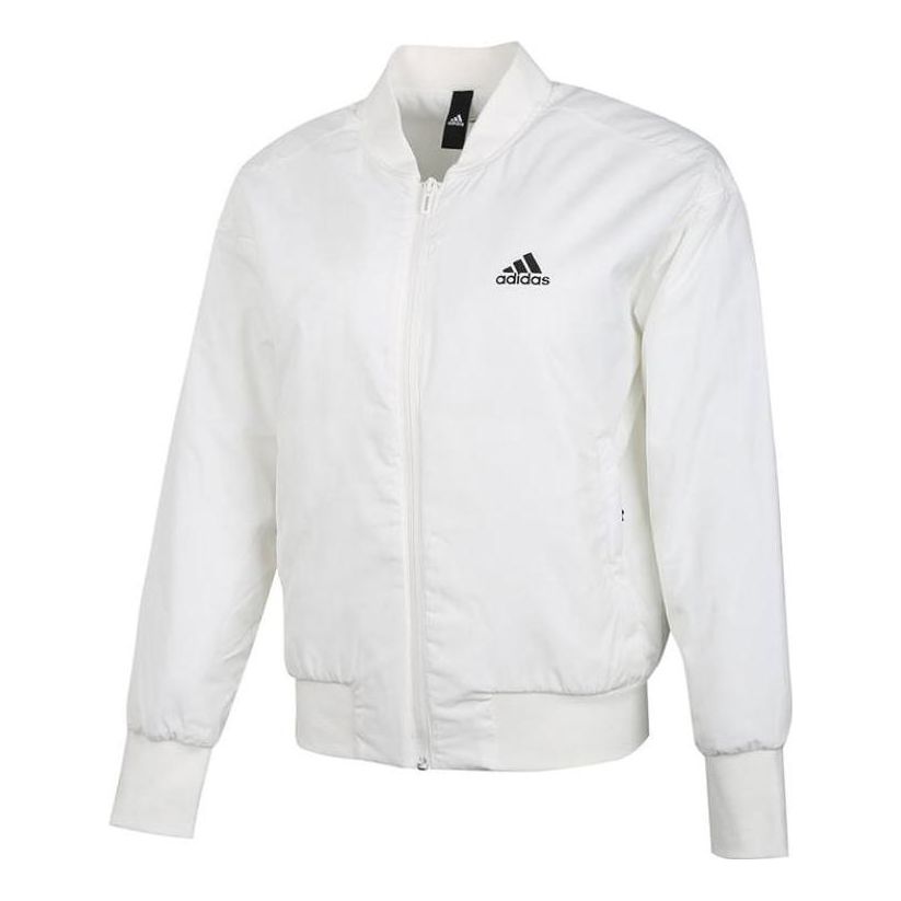(WMNS) adidas Bomber PA Jacket Asia Sizing 'White' DZ7629