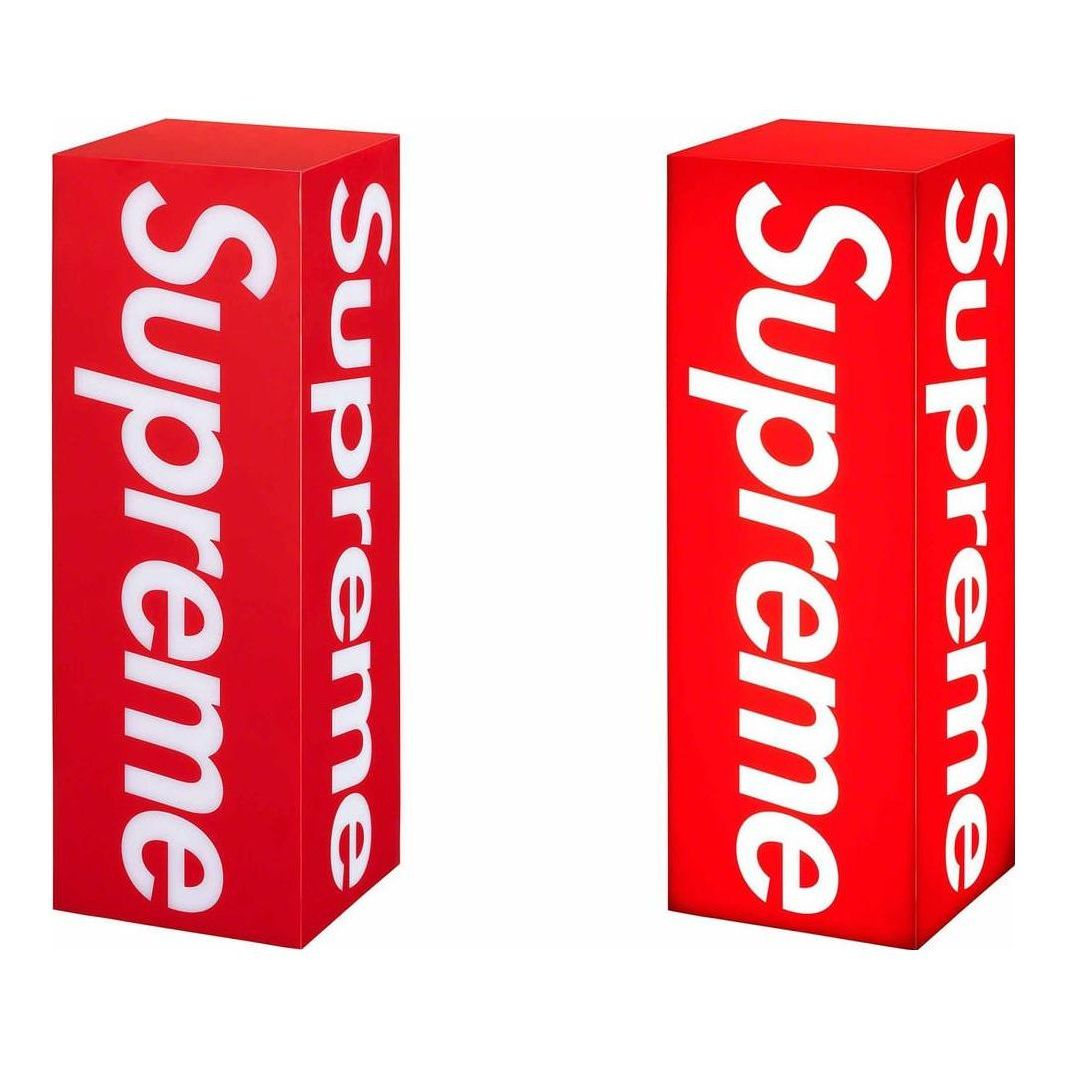 Supreme Box Logo Lamp 'Red White' SUP-FW23-124