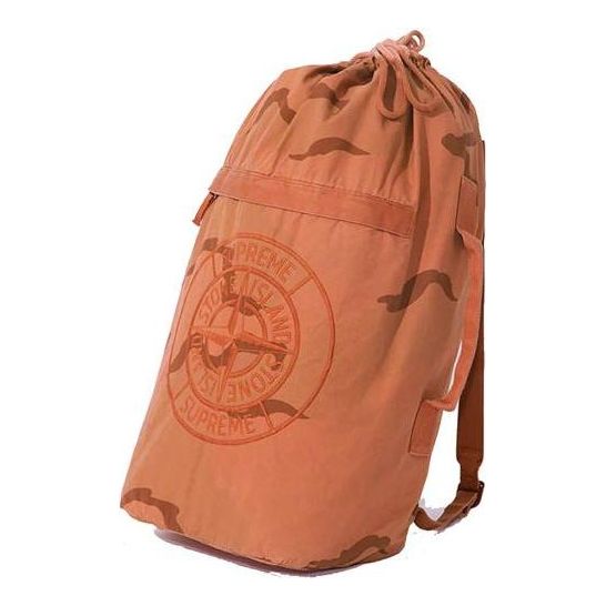 Supreme x Stone Island Brushed Cotton Backpack 'Beige' SUP-SS19-410