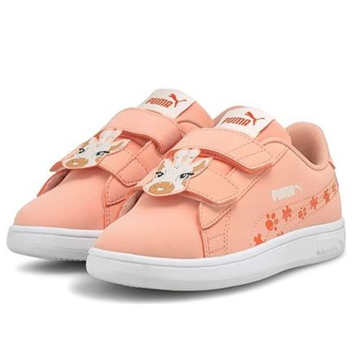 (GS) PUMA Smash V2 'Pink White' 368788-03