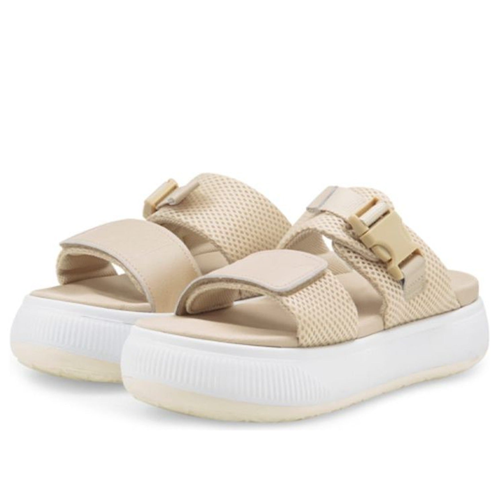 (WMNS) PUMA Suede Mayu Sandal Infuse 'Putty' 383886-02