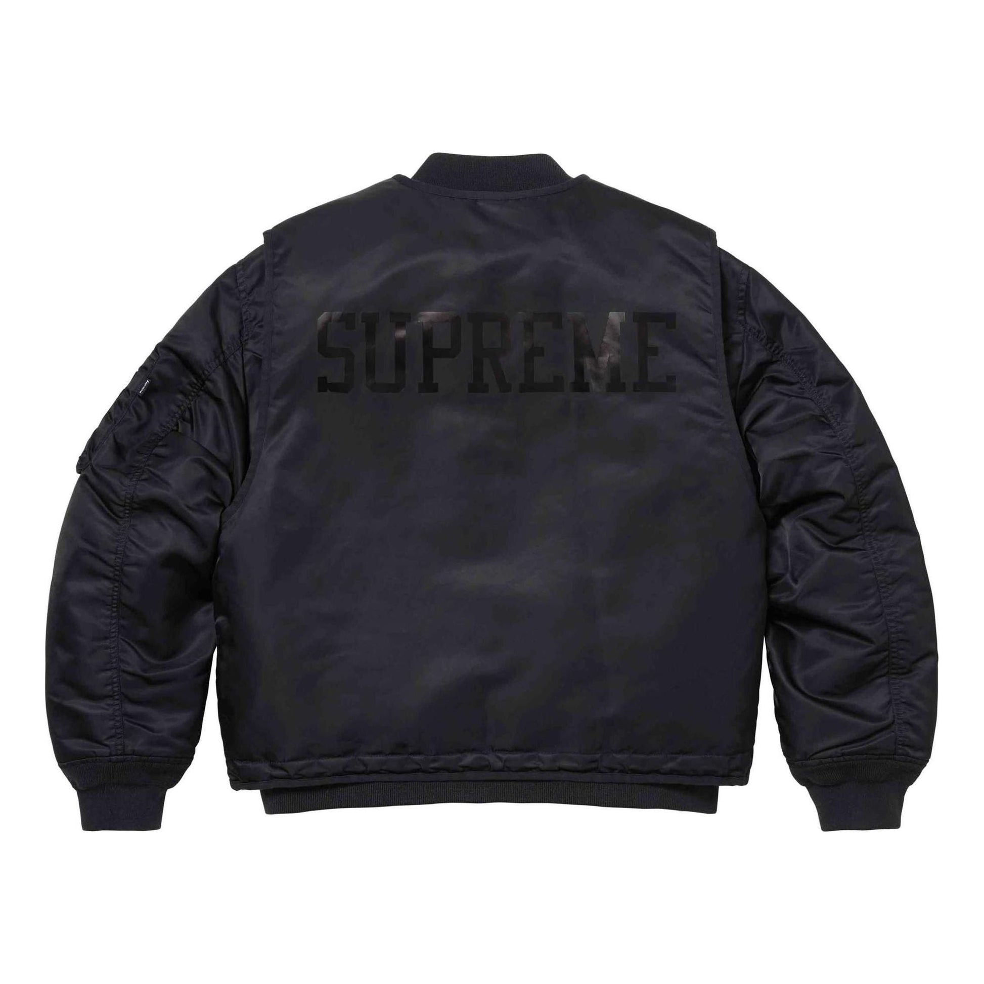 Supreme 2-IN-1 MA-1 + Vest 'Black Orange' SUP-SS24-063