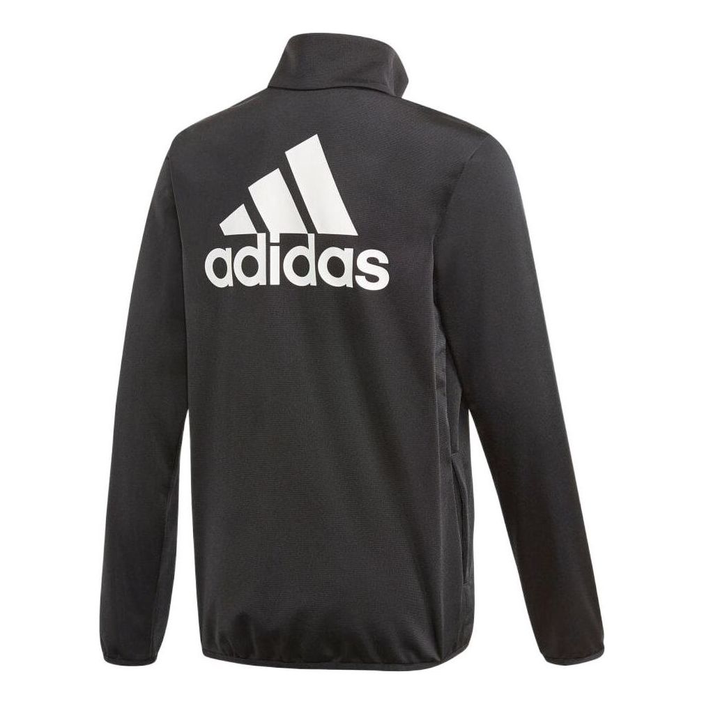 (GS) adidas Essentials Track Suit Asia Sizing 'Black' GN3974