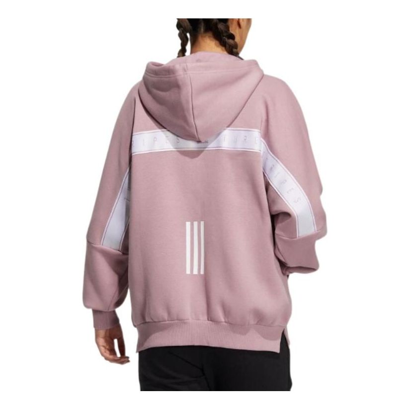 (WMNS) adidas Word Fleece Hoodie Asia Sizing 'Pink' HM2811