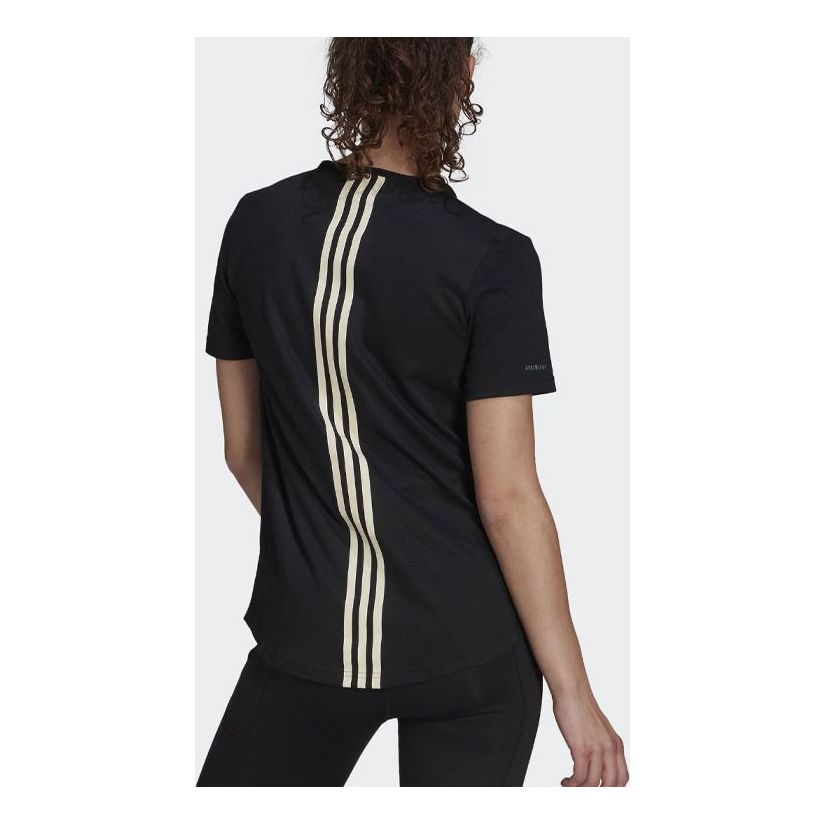 (WMNS) adidas U4U AEROREADY T-Shurt Asia Sizing 'Black' GN4970