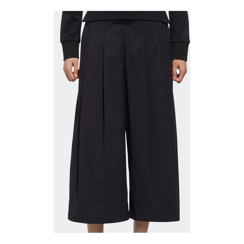 (WMNS) adidas Style Culotte Pants Asia Sizing 'Black' FT2907