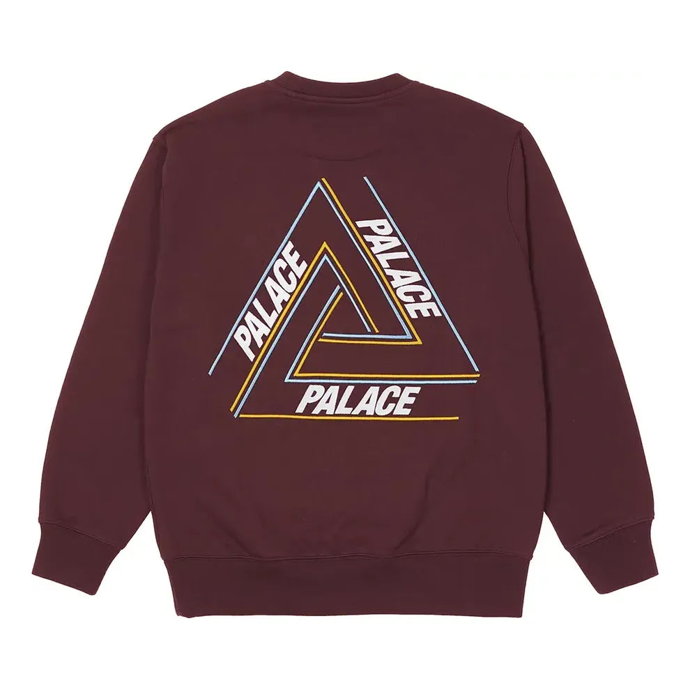 Palace FW21 Basically A Tri-Ferg Crew 'Burgundy' P21CW012