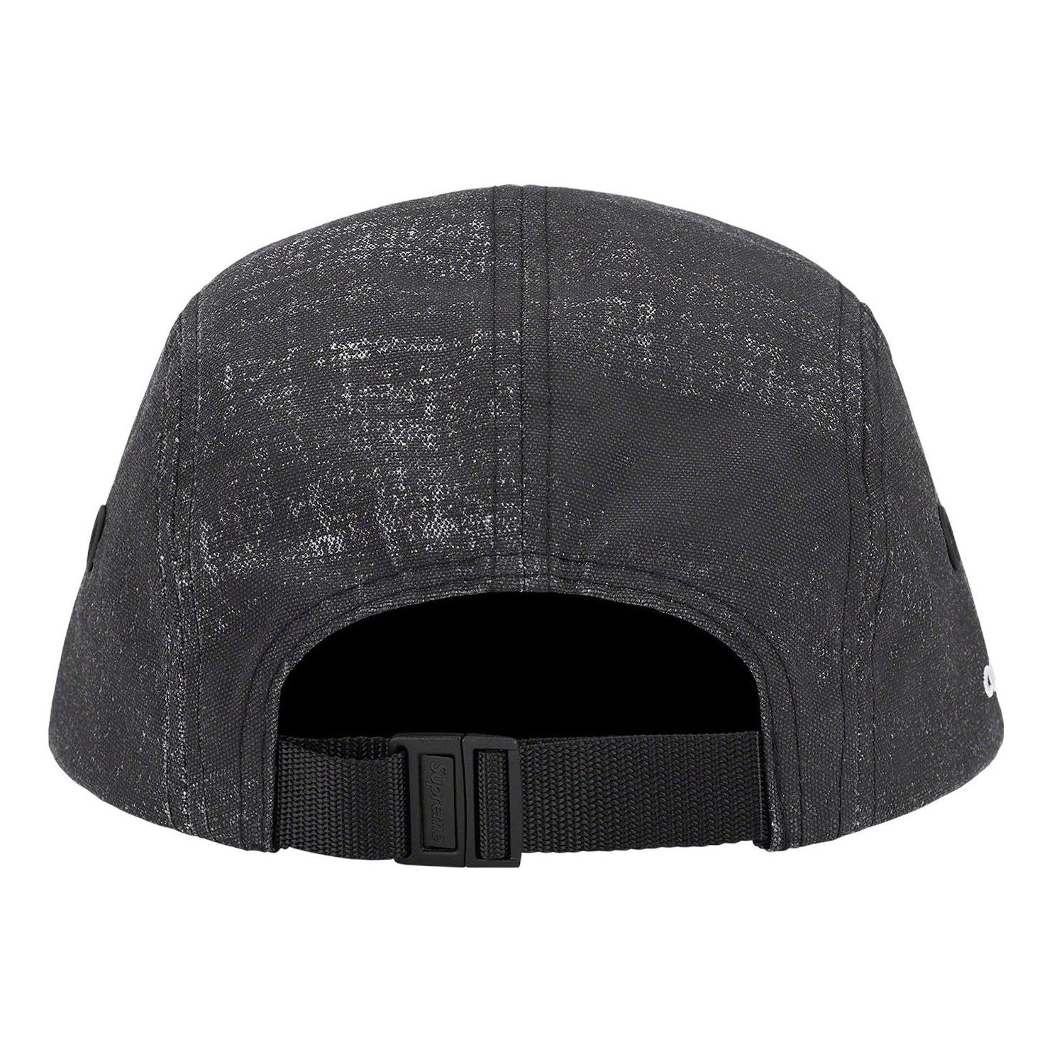 Supreme Coated Cordura Camp Cap 'Black White' SUP-SS22-890