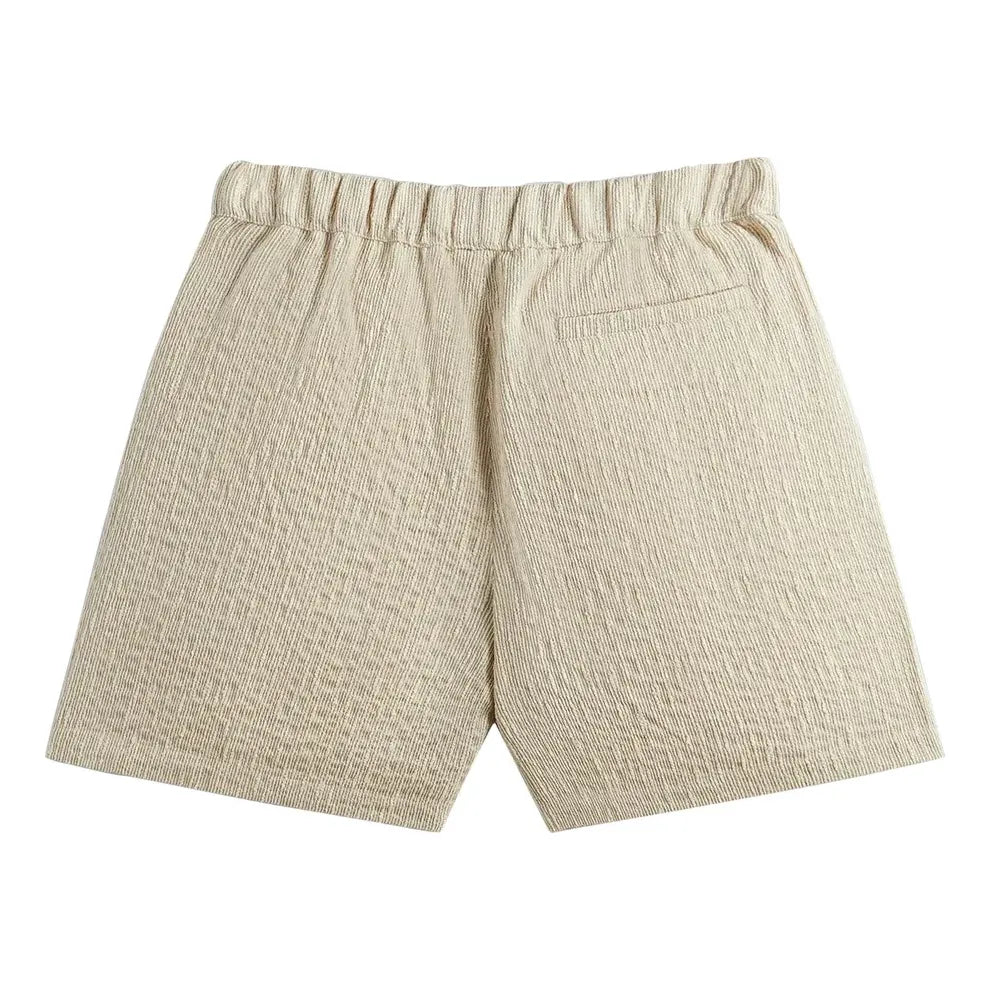 KITH SS24 Slub Boucle Mason Short 'Canvas' KHM060527-210