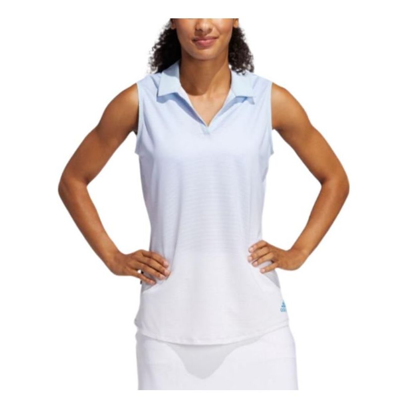 (WMNS) adidas Primeblue Polo Shirt Asia Sizing 'White' FJ5180