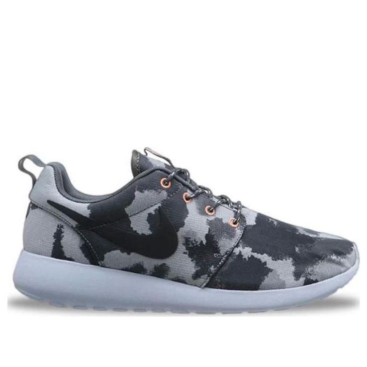 (WMNS) Nike Roshe Run 'Print Camo Slate Navy' 599432-400