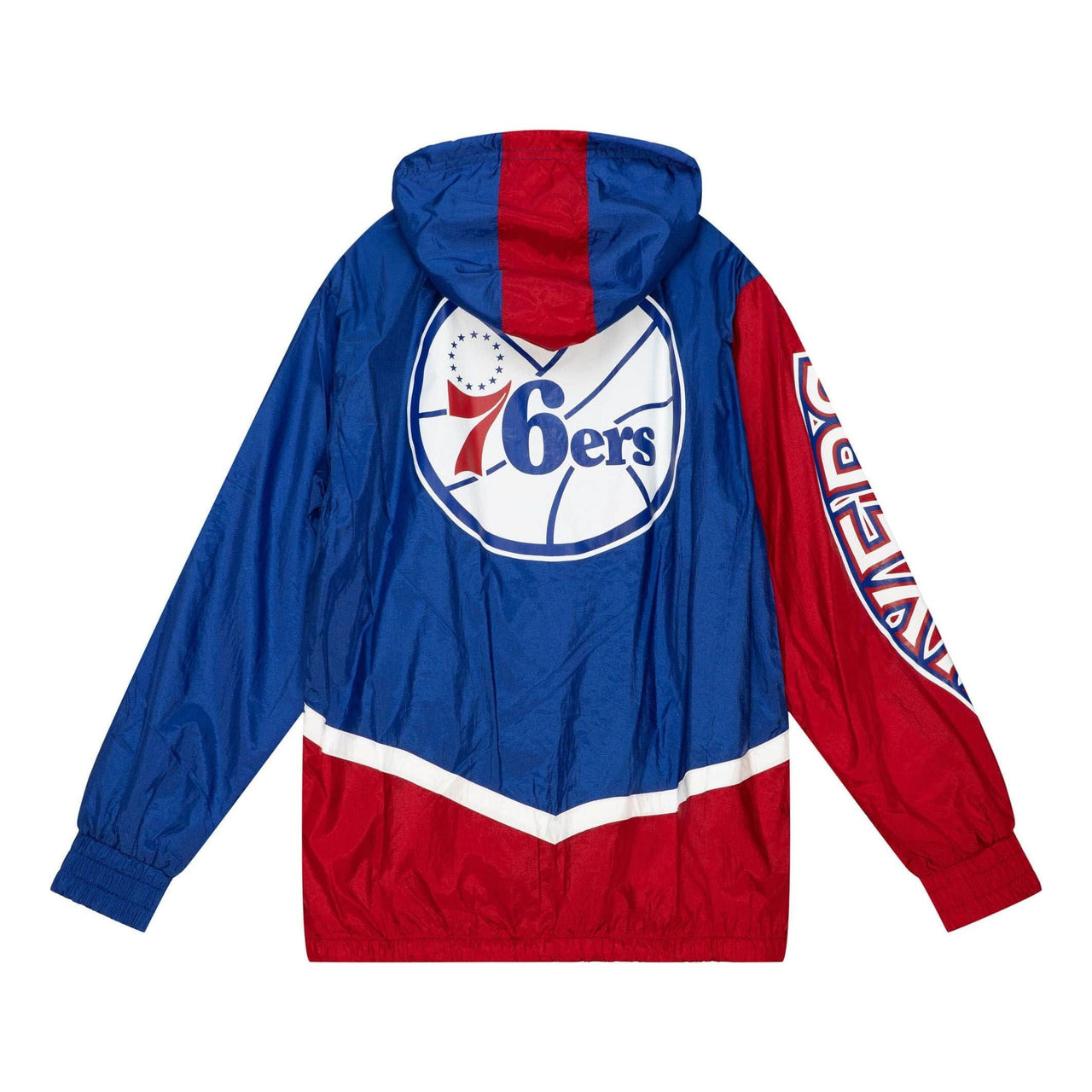 Mitchell & Ness x Philadelphia 76ers Undeniable Full Zip Windbreaker Jacket 'Blue' OJZP3409-P76YYPPPROYA