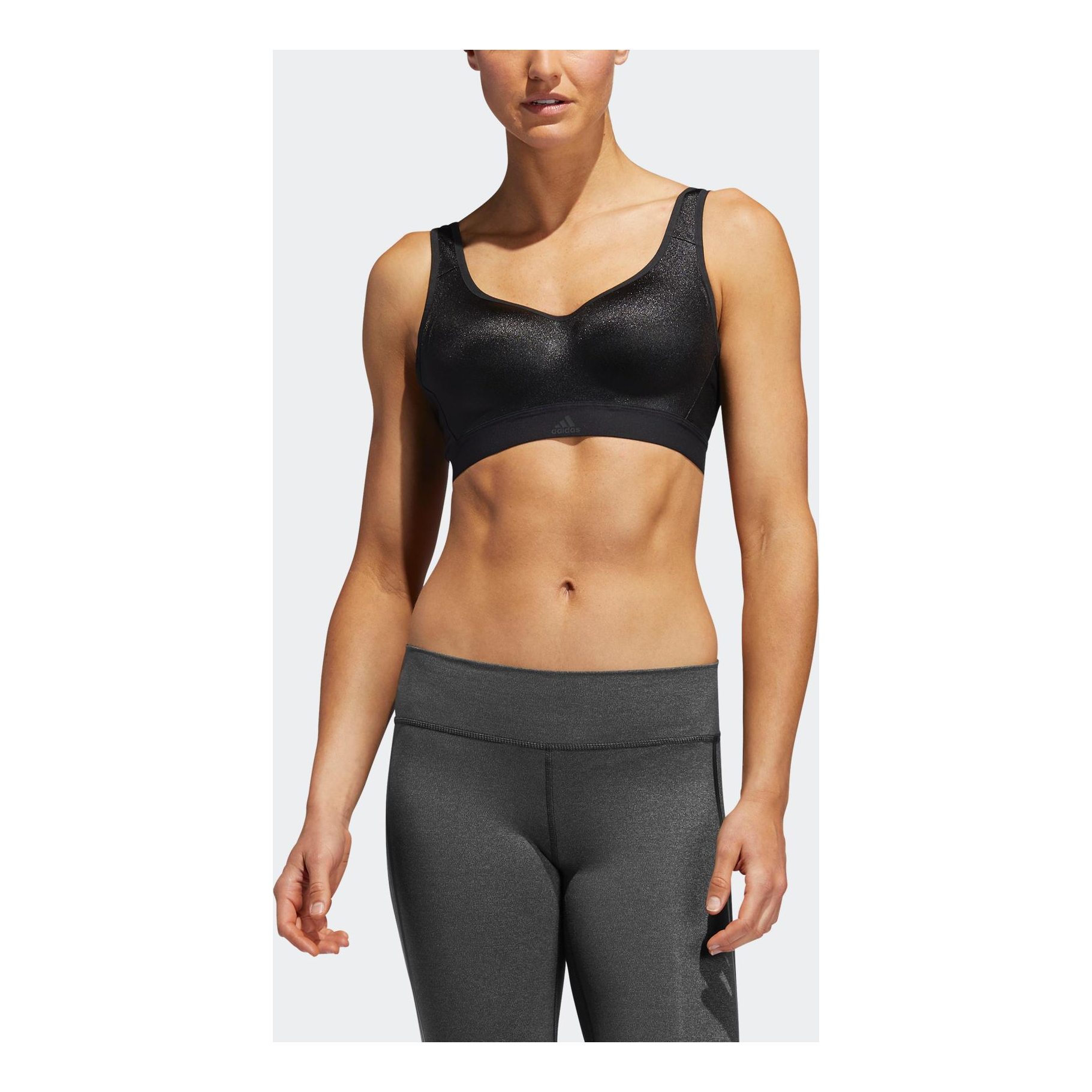 (WMNS) adidas Stronger For It 3-Stripes Bra Asia Sizing 'Black' EA3391