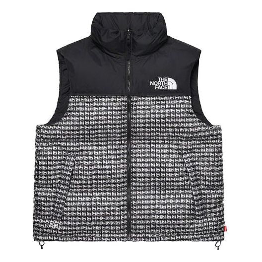 Supreme x The North Face Studded Nuptse Vest 'Black White' SUP-SS21-569