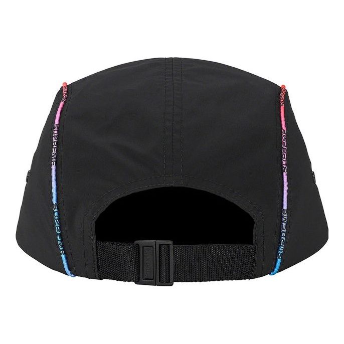 Supreme Gradient Piping Camp Cap 'Black White' SUP-SS21-797
