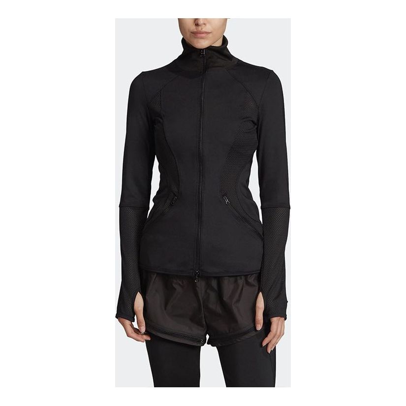 (WMNS) adidas Essentials Mid-Layer Jacket Asia Sizing 'Black' EA2219