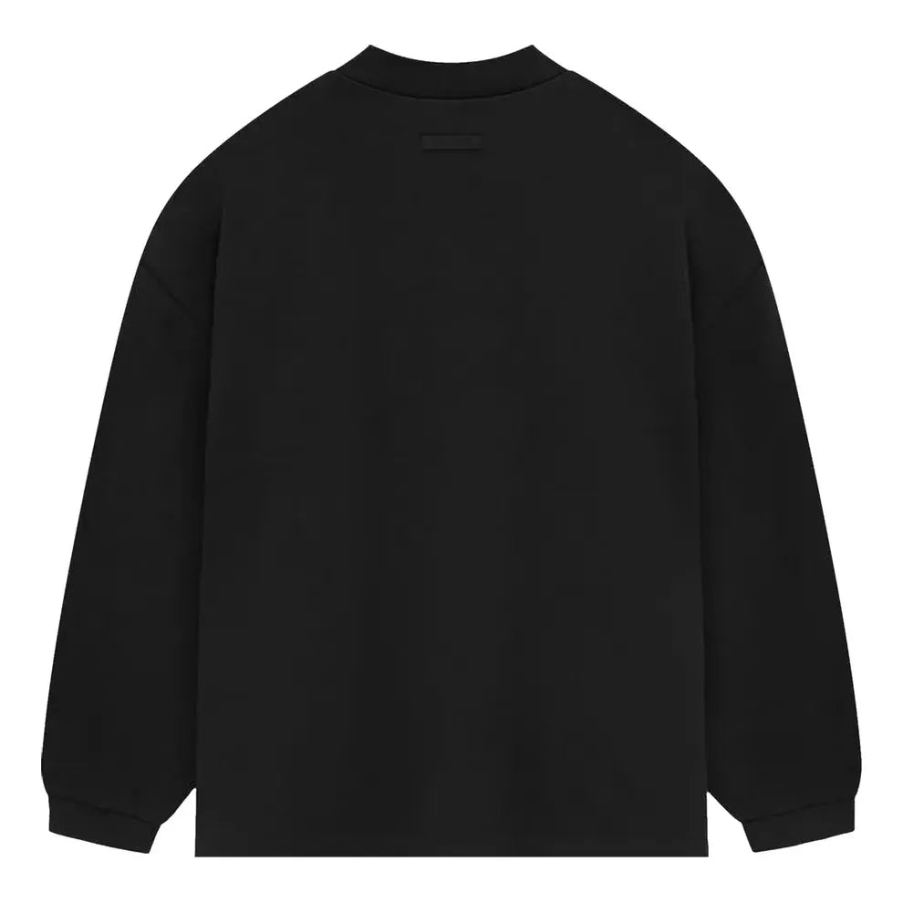 Fear of God Essentials SS24 Heavy Jersey Long-Sleeve T-Shirt 'Jet Black' 125SP242014F