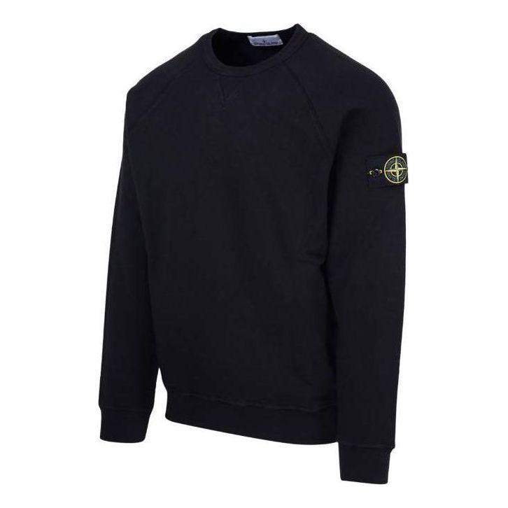 STONE ISLAND Compass Patch Sweatshirt 'Black' 781566360-V0029