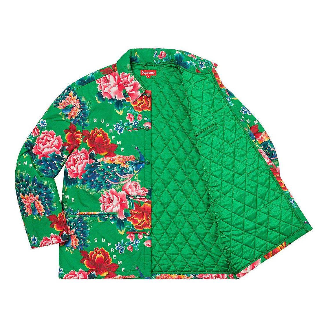 Supreme Peacock Jacket 'Green Red Blue' SUP-SS21-642