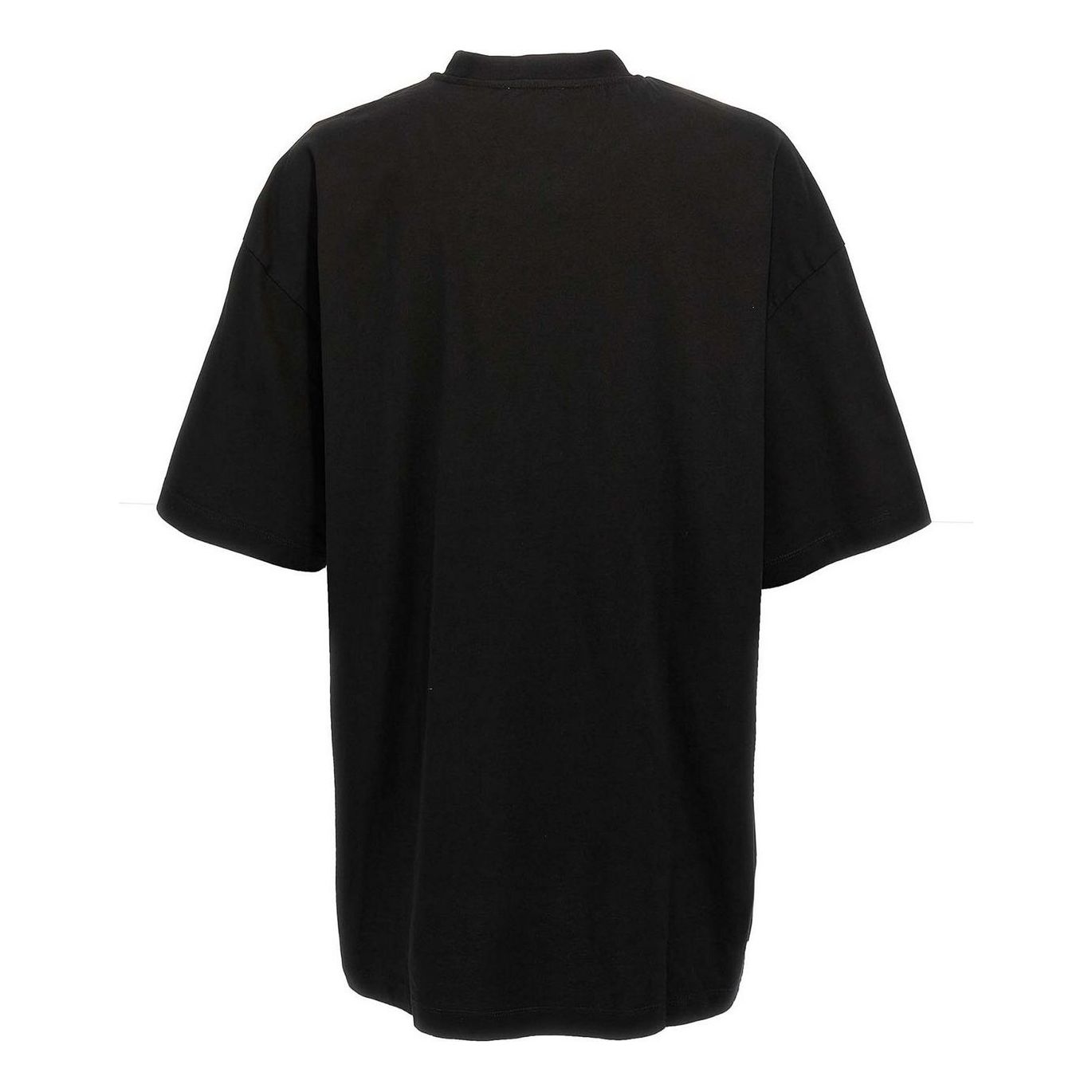Off-White Logo-Stamp Cotton T-shirt 'Black' OMAA161C99JER0011001