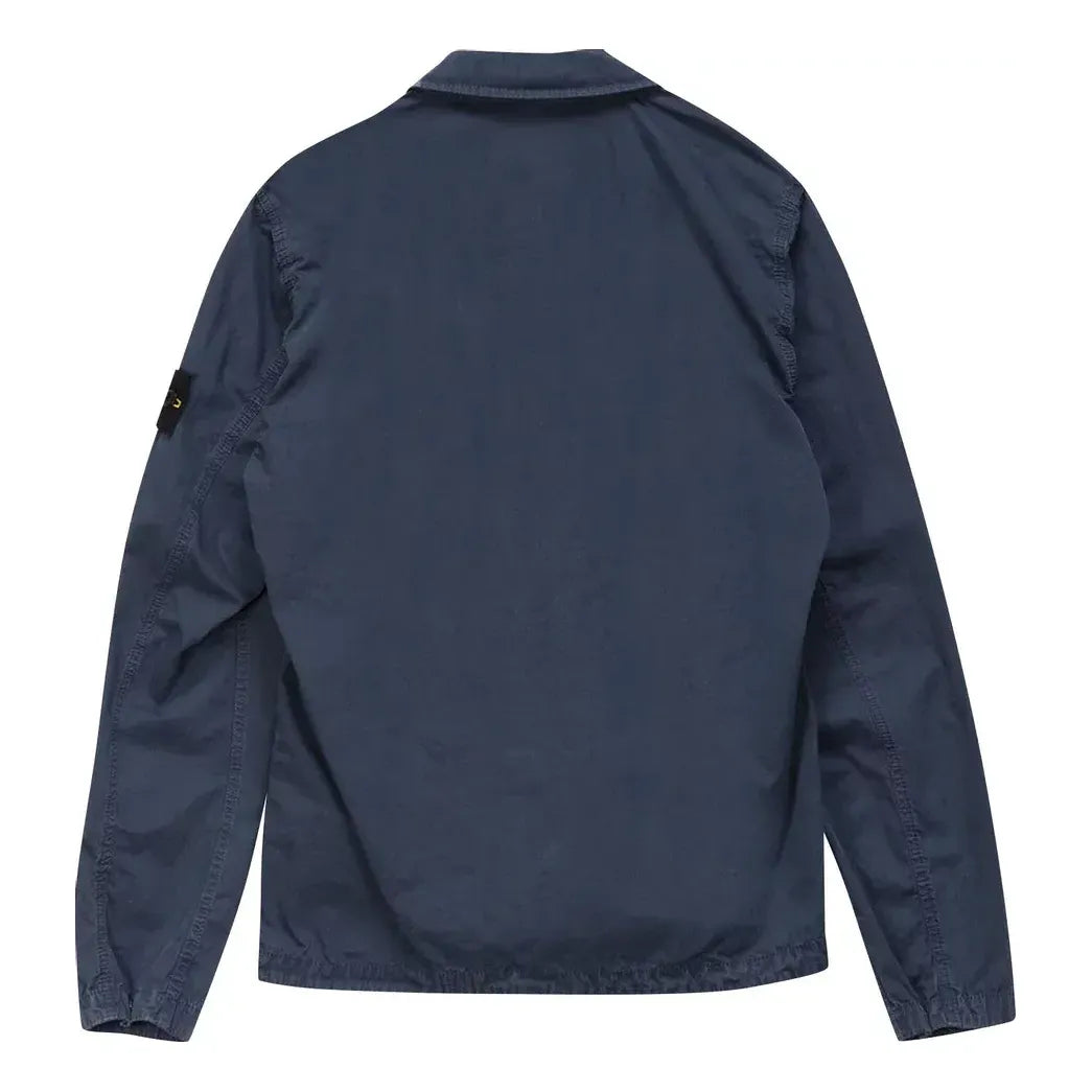 STONE ISLAND Zip Pocket Overshirt 'Dark Blue' 7415117WN-V0124