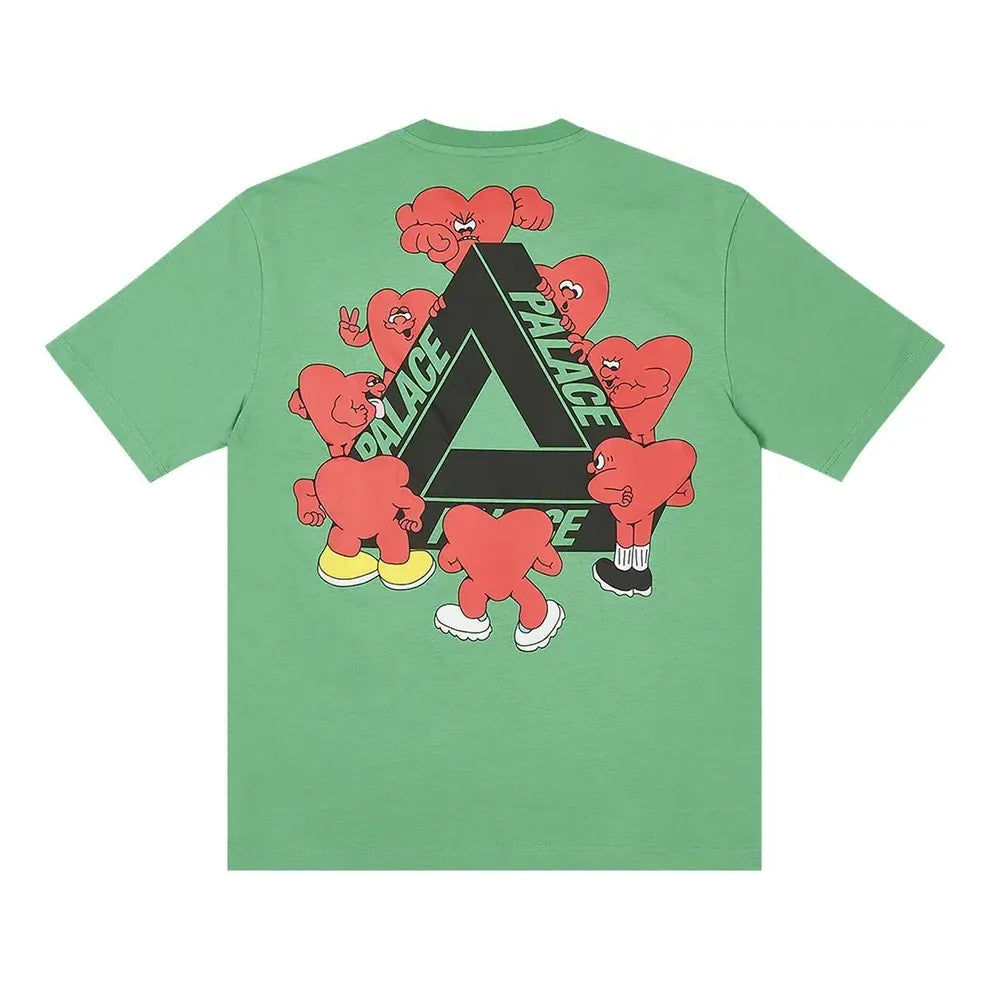Palace Tri-Hearts T-shirt 'Sweet Pea Green' P26TS032
