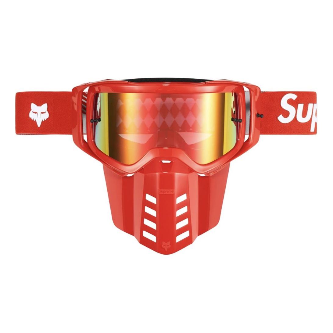 Supreme x Fox Racing Moto Goggles 'Red White' 32751-003-OS