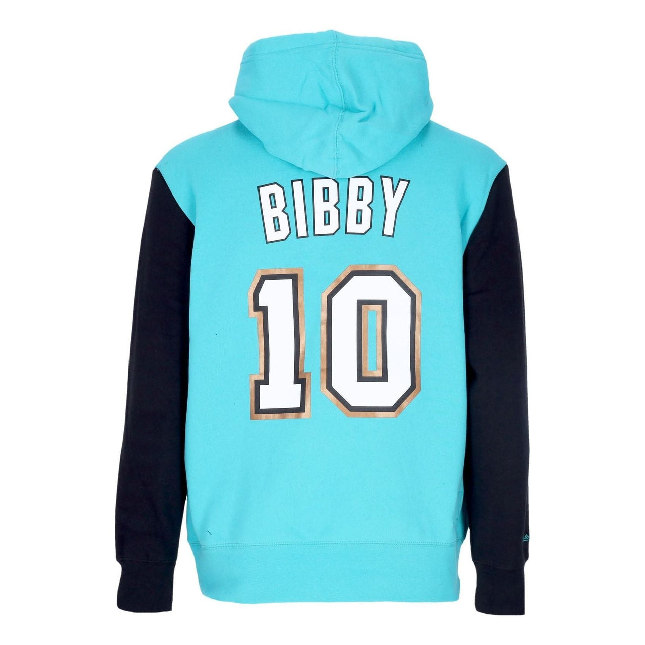 Mitchell & Ness x NBA Vancouver Grizzlies 1998 Fashion Fleece Hoodie 'Mike Bibby 10' FNNP3417-VGR98MBITLBK